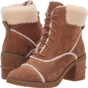 UGG Suede Sherpa Boots